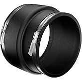 FERNCO P1002-66 Cast Iron or Plastic Coupling, 6", Black