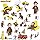 Coco, der neugierige Affe - CURIOUS GEORGE, 24 grosse Wandsticker