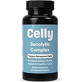 Celly Senolytic Complex | Longevity Supplement for Healthy Aging and Cellular Health with Quercetin and Fisetin | Targets Senescent Cells | 30 Servings | Non-GMO & 3rd Party Tested