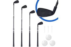 Plastic Golf Club Collapsible - Right Hand for Game & Travel, Golf Chiper Game Club for Junior, Adults Indoor Outdoor Trainin
