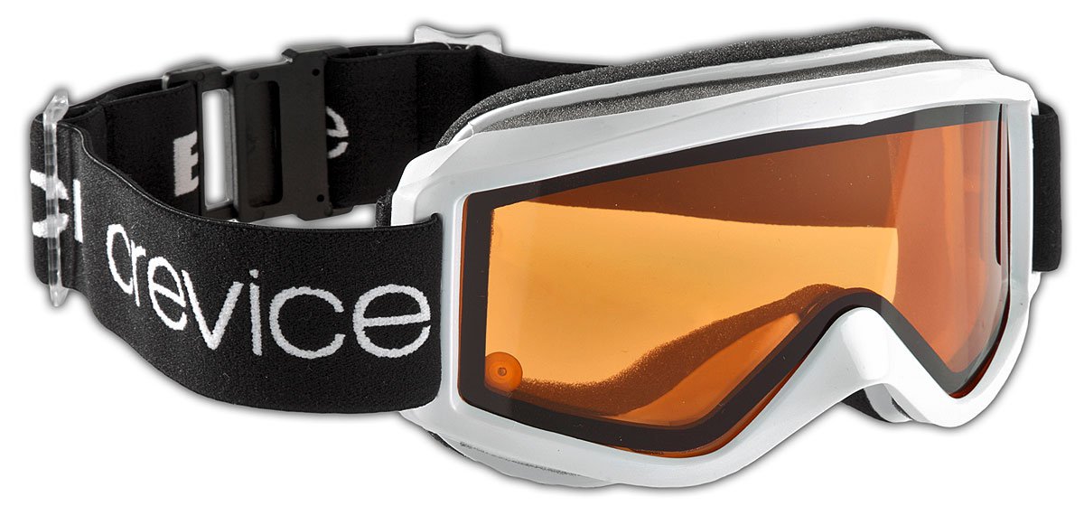 Black CreviErwachsene Skibrille, weiß, One Size