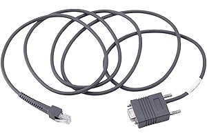 Yaregelun LS2208 RS232 Serial Cable CBA-R01-S07PAR Barcode Scanner LS2208 6.5 Feet