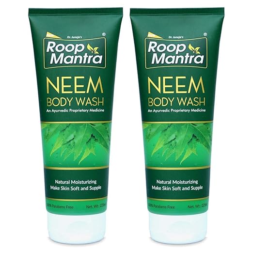 Roop Mantra Neem Body Wash 225ml, Pack of 2