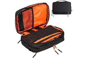 Teskyer Electronic Organizer Accessory Tech Pouch for MacBook Charger, Cables, Power Bank, Hard Drive, USB, Adapter, Multi-La