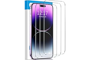 Fotbor for iPhone 13 Pro Max Screen Protector [3 Pack], iPhone 14 Plus Screen Protector Tempered Glass, Sensor Protection, Full Coverage Ultra Clear 6.7 Inch