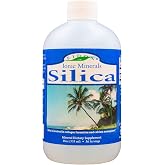 Eidon Ionic Minerals - Liquid Silica Mineral Supplement - 18 oz | Silica Supplement for Hair, Skin &amp; Nails, Drops to Support Collagen Production &amp; Hair Loss for Women &amp; Men, Manage Calcium