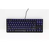 Ducky One TKL Blue LED Mechanical Keyboard (Blue Cherry MX)