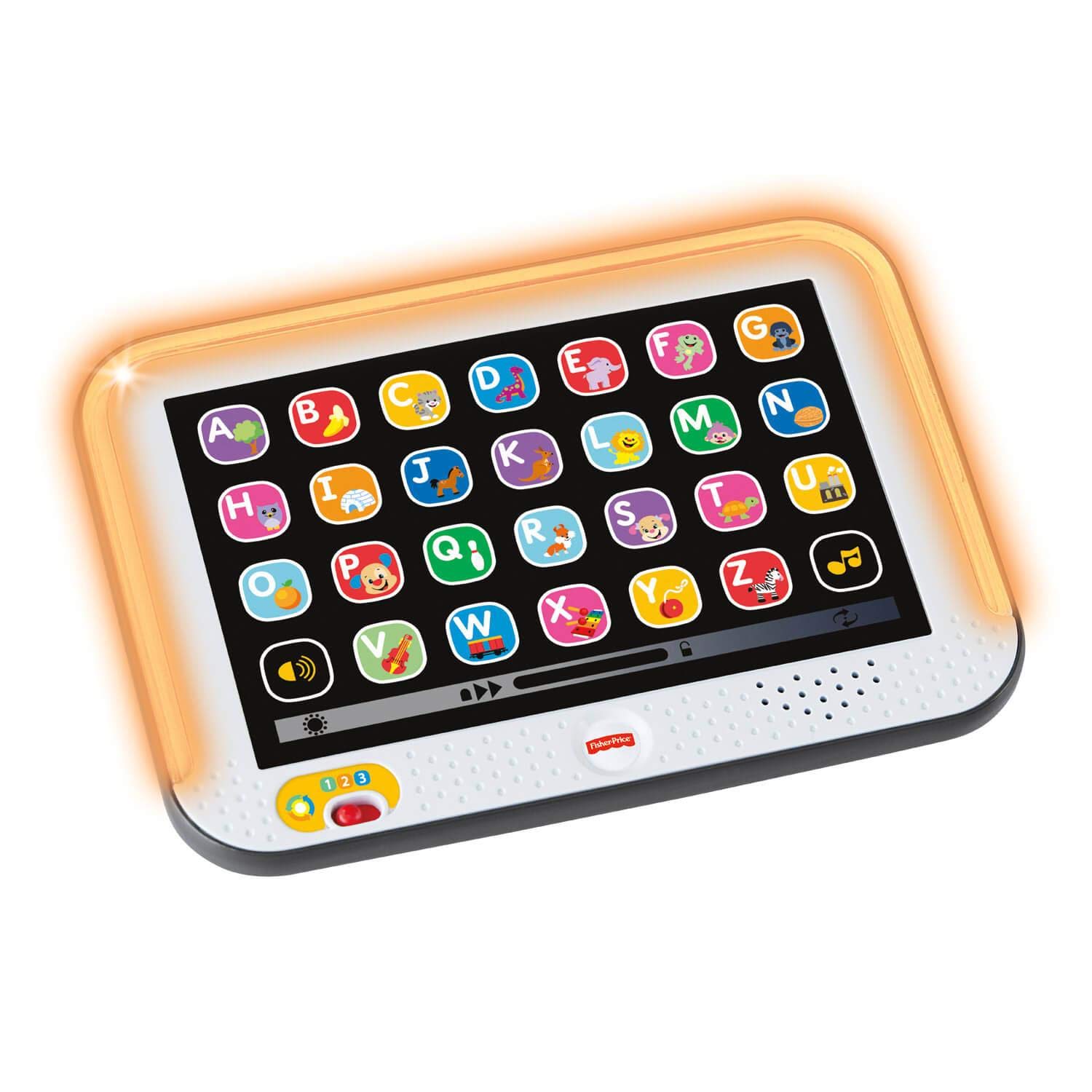Fisher-Price CDG56 My Tablet Puppy Baby Toy for Learning Letters, Words and Animals, 12 Months and Over