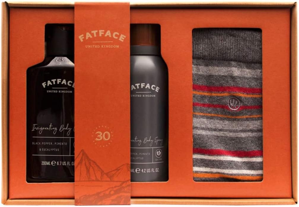 Fat Face Body Duo & Socks Gift Set For Men Amazon.co.uk Beauty