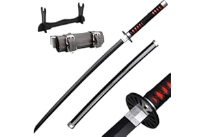 Taoyu Demon Slayer Sword About 41 inches, with Display Stand and Belt. Hashira Pillars & Protagonist Katana for Anime Cosplay Purpos, Anime Original Texture, Various Styles Available
