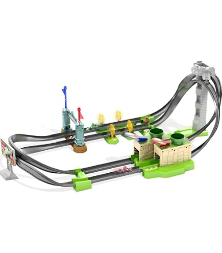 Hot Wheels Mario Kart - Pista Planta Piraña Con Kart De Luigi - Set De Carreras Para Niños +3 Años - Multicolor