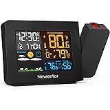 Newentor Atomic Projection Alarm Clock with Weather