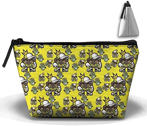 Hippie Bear Grenade Receive Bag Cosmetic Bag Pencil Case Pencil Bag Durable Pouch Zipper Big Capacity Trave Makeup Organizer Bag