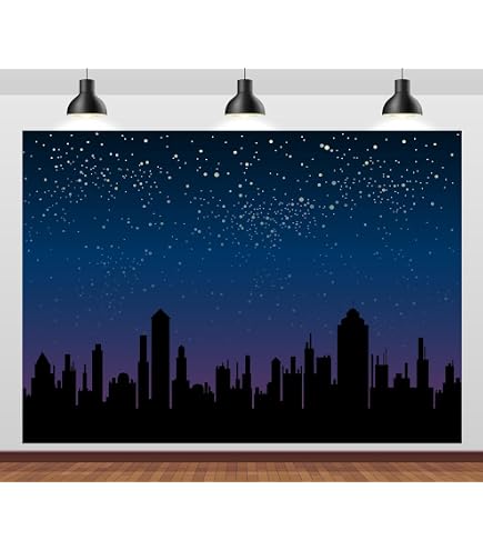Fotohintergrund Stadt Skyline – 1,5x1 M, Vinyl, Hohe Auflösung, Für Foto- & Video-Shootings