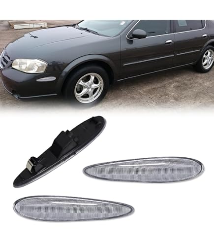 Amazon.com: GTINTHEBOX Clear Lens Rear Side Marker Lights Housing