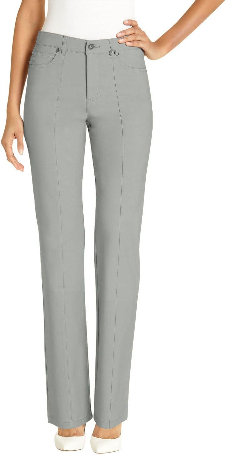 URREBEL Pants for Womens-Simon Chang Straight Leg Microtwill(Style#3-5302R)