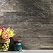 Aspect Peel and Stick Stone Overlay Kitchen Backsplash - Iron Slate (5.9