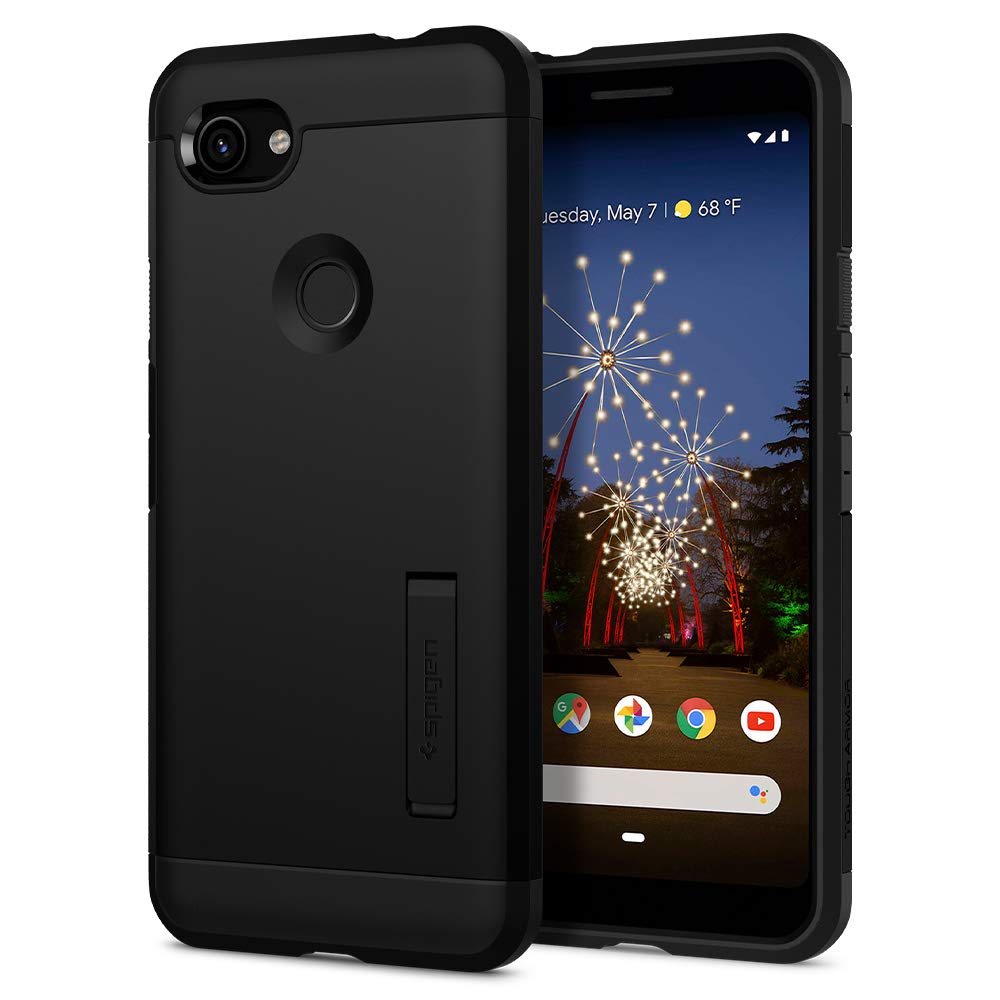 Google Pixel 3a 本体　(spigen製カバー付き) Spigen google pixel 3a