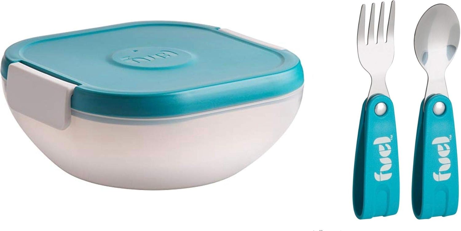 Trudeau Salad Container with a SnapIn Ice Pack and Salad