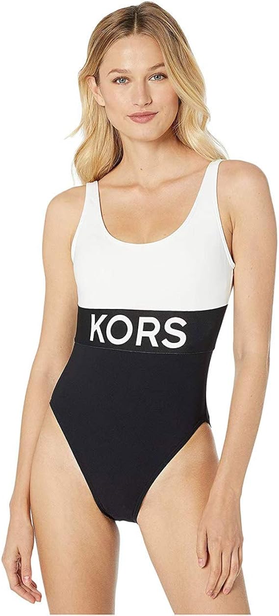 Amazon Michael Kors マイケル コース ソリッドロゴ スクープネック ワンピース Us サイズ 4 カラー ブラック ワンピース チュニック 通販