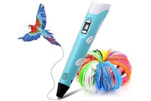 LIHUACHEN 3D Pen with 265 Feet 27 Colors PLA Filament Refills,3D Printing Pen Compatible PLA & ABS,Perfect Arts Crafts Gift f
