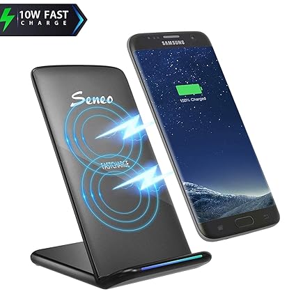 Seneo wireless charger,7,5W Fast wireless charger für iPhoneXS/XS Max/XR/X/8/8+,10W induktionsladegerät für Galaxy S9/S9+/S8/