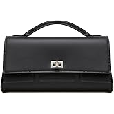 Genuine Leather Shoulder Bag for Women Trendy Crossbody Handbag with Top Handle