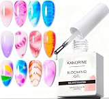 Kanorine 15ml Clear Blooming Gel Nail Polish Blossom UV Gel Polish