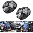 AICEL Air Filter Wrap, 2 Pcs Universal Auto Cold Air Filter Protective Dustproof Cover, Automotive Air Cleaner Waterproof Rain Sock Wrap for High Flow Air Intake Filters, Car Accessories (Small)