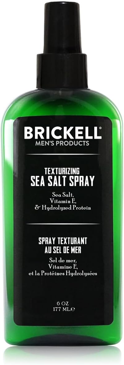 Brickell Men sea salt spray texturizing hair natural organic 177 ml