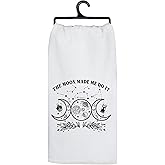 Koesus Vintage Boho Celestial Moon Phase Kitchen Towels, Mystical Witchy Moon Sun and Moon Dish Towels Hand Towels, Moon Bathroom Decor, Witchy Kitchen Decor, 16x24 Inch