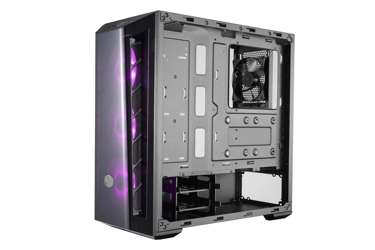 Cooler Master MasterBox MB520 RGB ATX Mid-Tower W/Front DarkMirror Panel, Front Side Mesh Intakes, Tempered Glass Side Panel & 3X 120mm RGB Fans w/RGB Controller