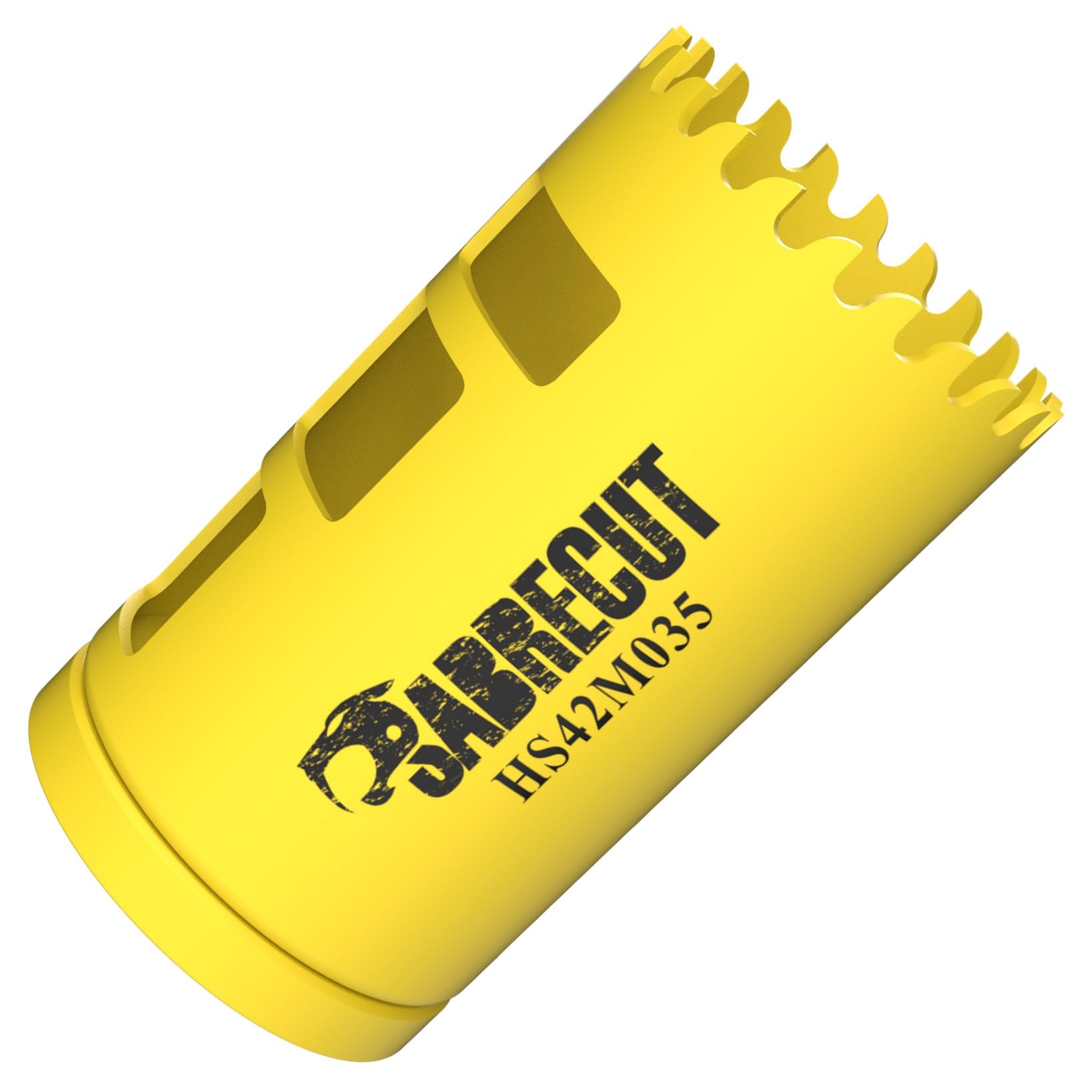 1 x SabreCut HS42M035 35mm High Performance HSS Bi-Metal M42 Cobalt Long Life Hole Saw with Variable Fine Ground Tooth Profile for Cutting Wood Composites Plastic and Sheet Steel