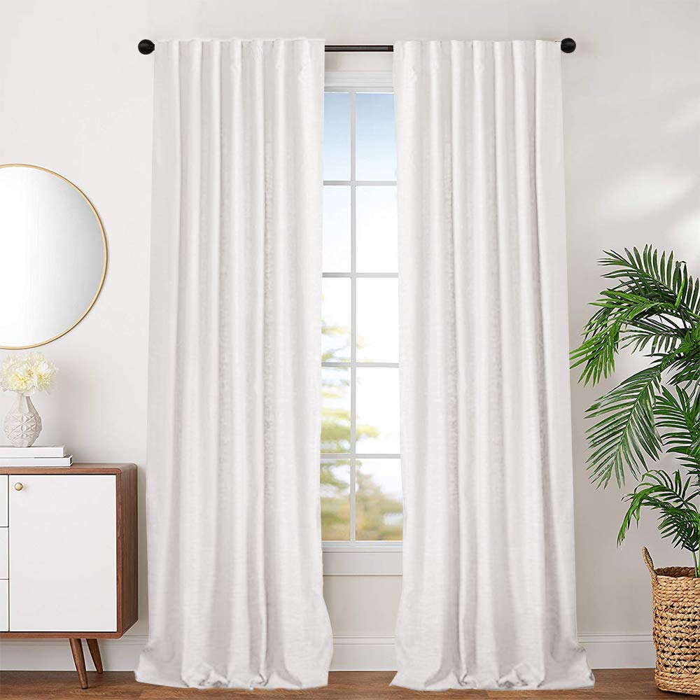White Cotton Curtains for Bedroom Cotton Curtains 72 inches