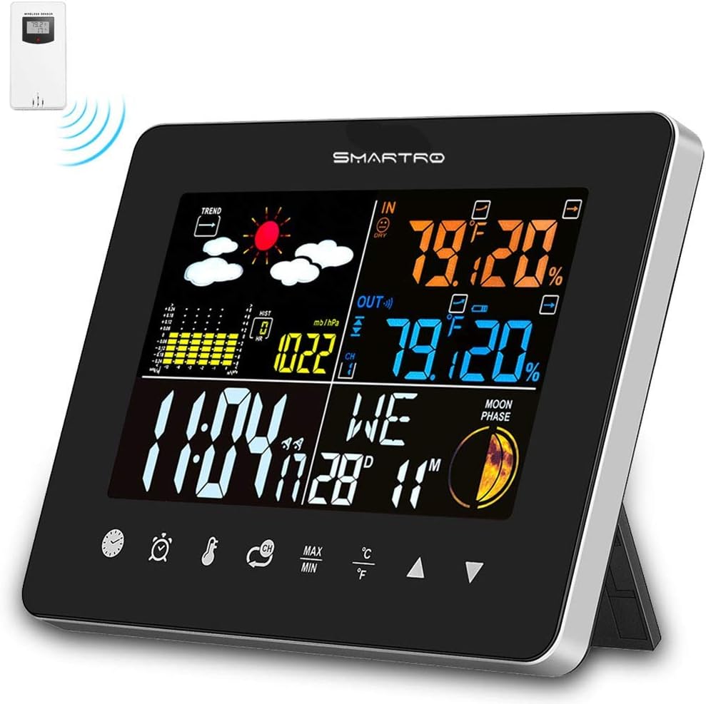 Smartro Wireless Indoor Outdoor Thermometer for Anthurium Clarinervium