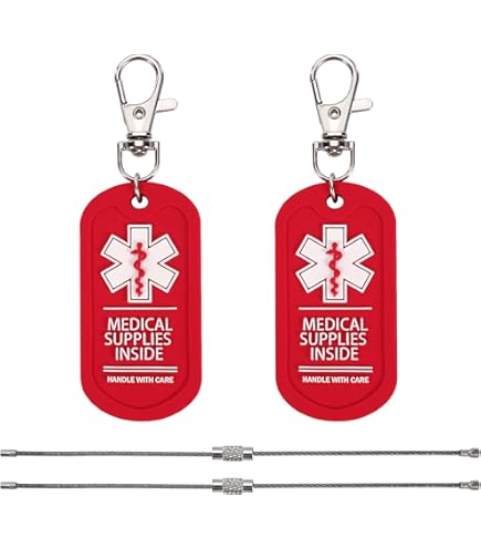 Amazon.com | MEDMAX 2 Pack Medical Supplies Inside Tag | Handle