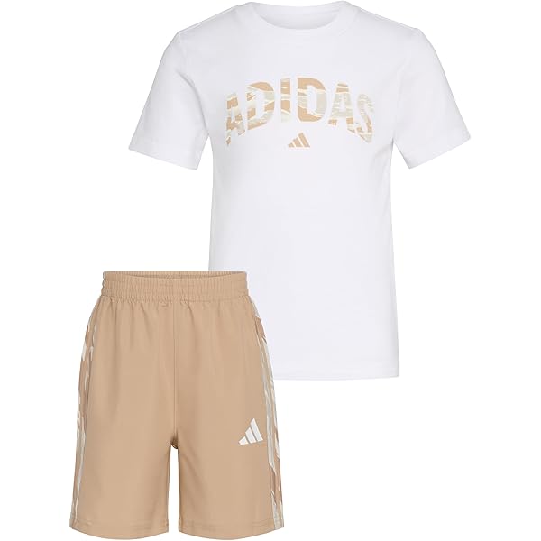 Amazon.com: Nike Little Boys Dri-FIT Graphic Tee & Shorts 2