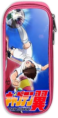 Amazon Cool Captain Tsubasa ペンケース ペンポーチ かわいい 女の子 男の子 イラスト デザイン 筆箱 筆入れ 大容量 文房具 収納 ケース 小学生 中学生 高校生 おしゃれ 多機能 Pencil Case 男女兼用 シューズ バッグ