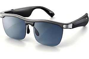 Smart Glasses, Open-Ear Audio Bluetooth Sunglasses | UV400 Polarized Lenses, Bluetooth 5.3, 8H Playtime | Adjustable Silicone Nose Pads, Hands-Free Call for Sports Driving Cycling | Men &amp; Women4.7 out of 5 stars 30$35.99