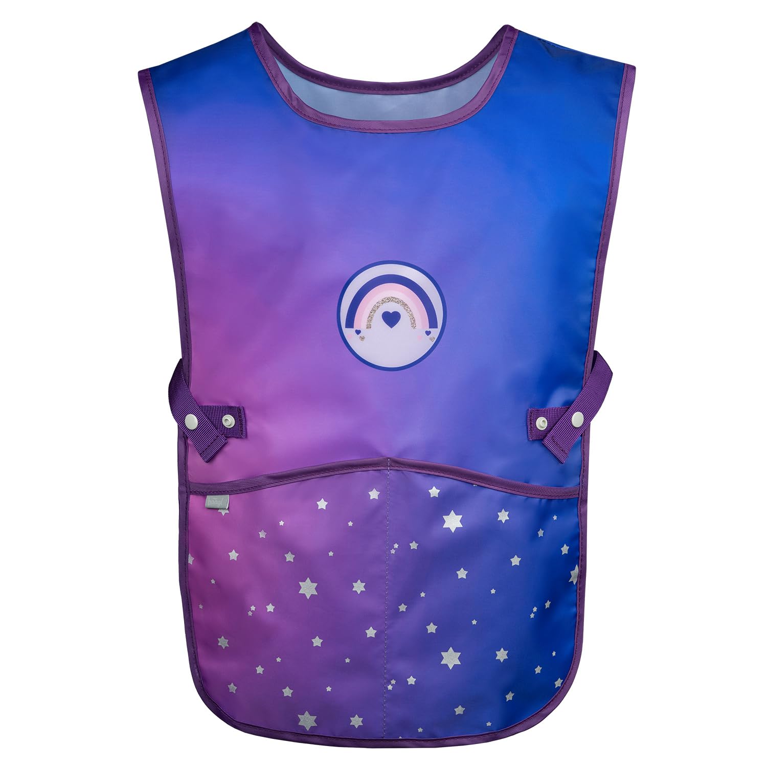 Baagl Children's Apron Girls Boys Cooking Apron Children Apron Painting Apron Craft Apron for Children (Heart) — image 1