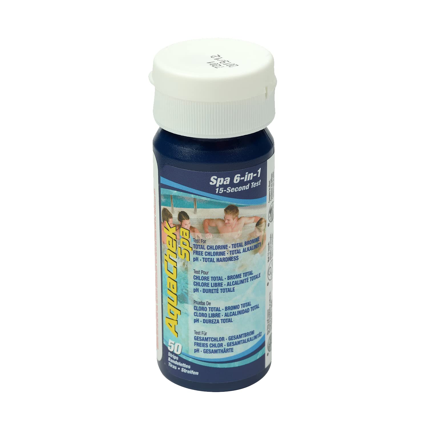 AquaChek Spa 6 in 1 Test Strips - Hot Tub and Spa Water Testing Strips