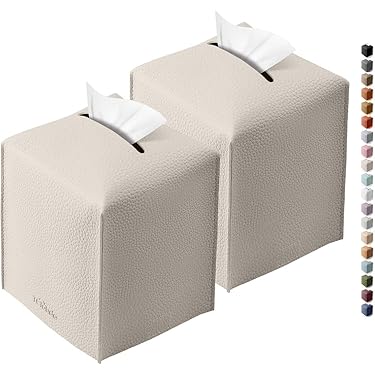 Distributeur De Serviettes Décoratif - Organisateur à Mouchoirs Antidérapant - Pour Salle De Bain, Chambre, Salon - Design élégant Et Pratique