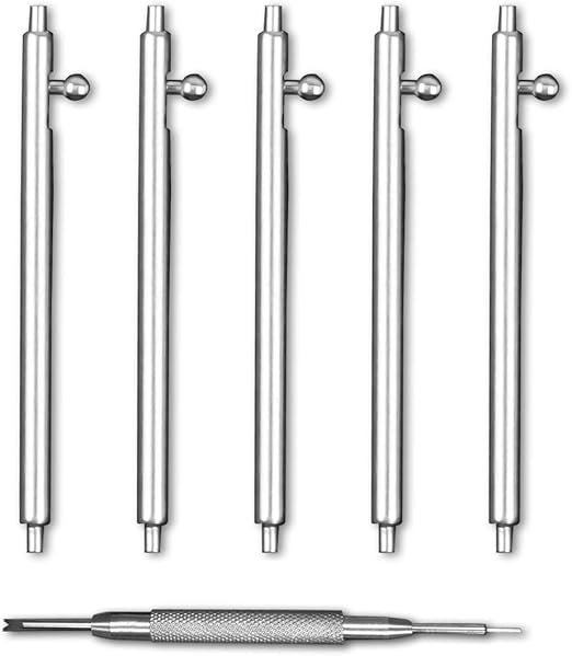5PCS Replacement Strap Link Pins,Quick Release Spring Bars Watch Band