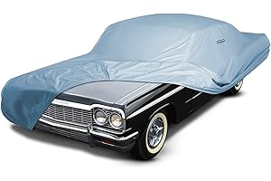 iCarCover Custom Car Cover for Chevy Impala 2-Door, 4-Door, Waterproof All Weather Rain Snow UV Sun Protector Full Exterior Indoor Outdoor Car Cover (Year Fits 1958-1971)