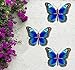 The Paragon Garden Decor - Butterfly Patio Wall Decoration, Metal and Glass Sculpture, Indoor or Outdoor Wall Art