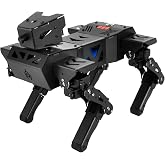 Programmable Robot Dog, Open Source ESP32 Bionic Quadruped DIY Robotics Kit | Robotics Dog Kit, aluminum alloy frame, 13 DOF, 12+ bionic actions, APP control, Quadruped AI Robot STEM &amp; Robotics Education
