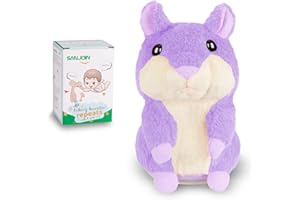 SANJOIN Kids Toddler Toys for Ages 2-4, Talking Hamster Repeats What You Say, Interactive Plush Repeating Toy for 2 3 4 5 6 8 Year Old Boy Girl Birthday Gift