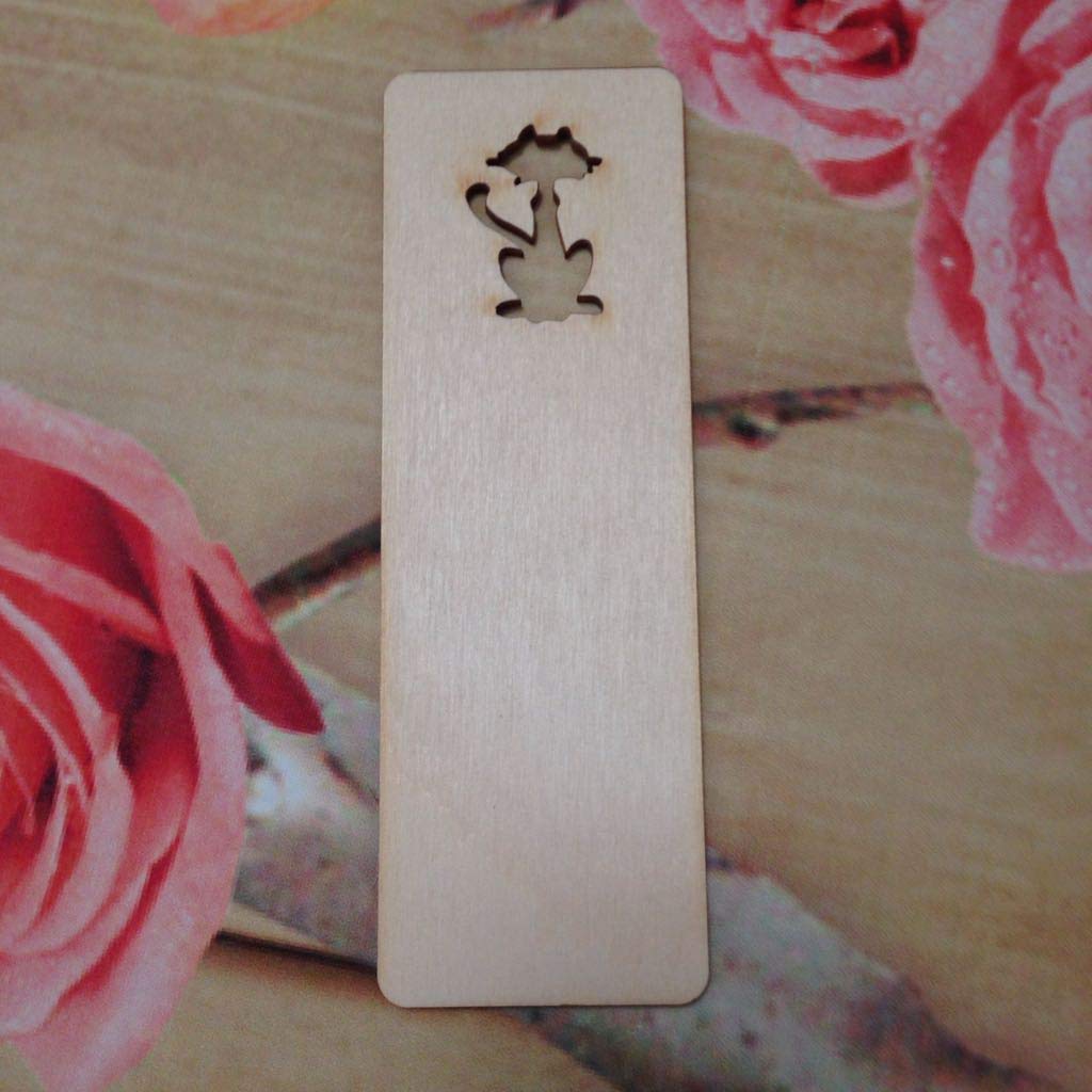 Wooden Bookmark Plain Unpainted Bookmarks Decoupage Craft