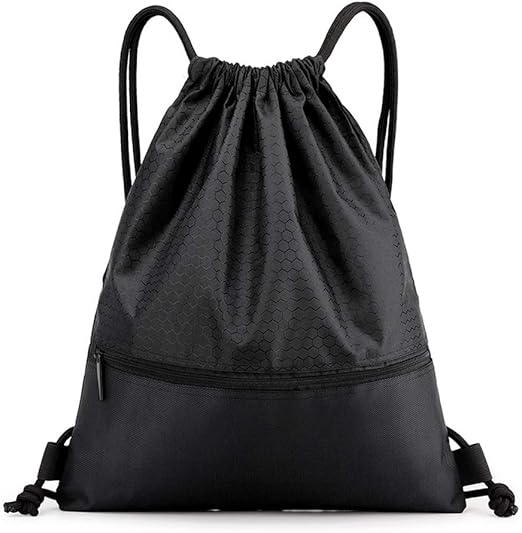 String Swim PE Bag, Sport Gym Sack Drawstring Bag Waterproof Drawstring