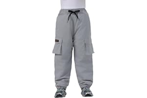 BGX Kids Snow Pants Boys Girls Winter Waterproof Baggy Pants Outdoor Windproof Snowboard Pants